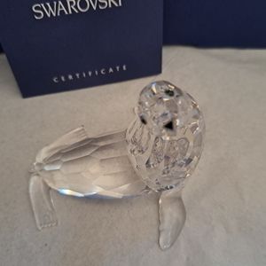Swarovski crystal mother sea lions 7661 NR 000 007